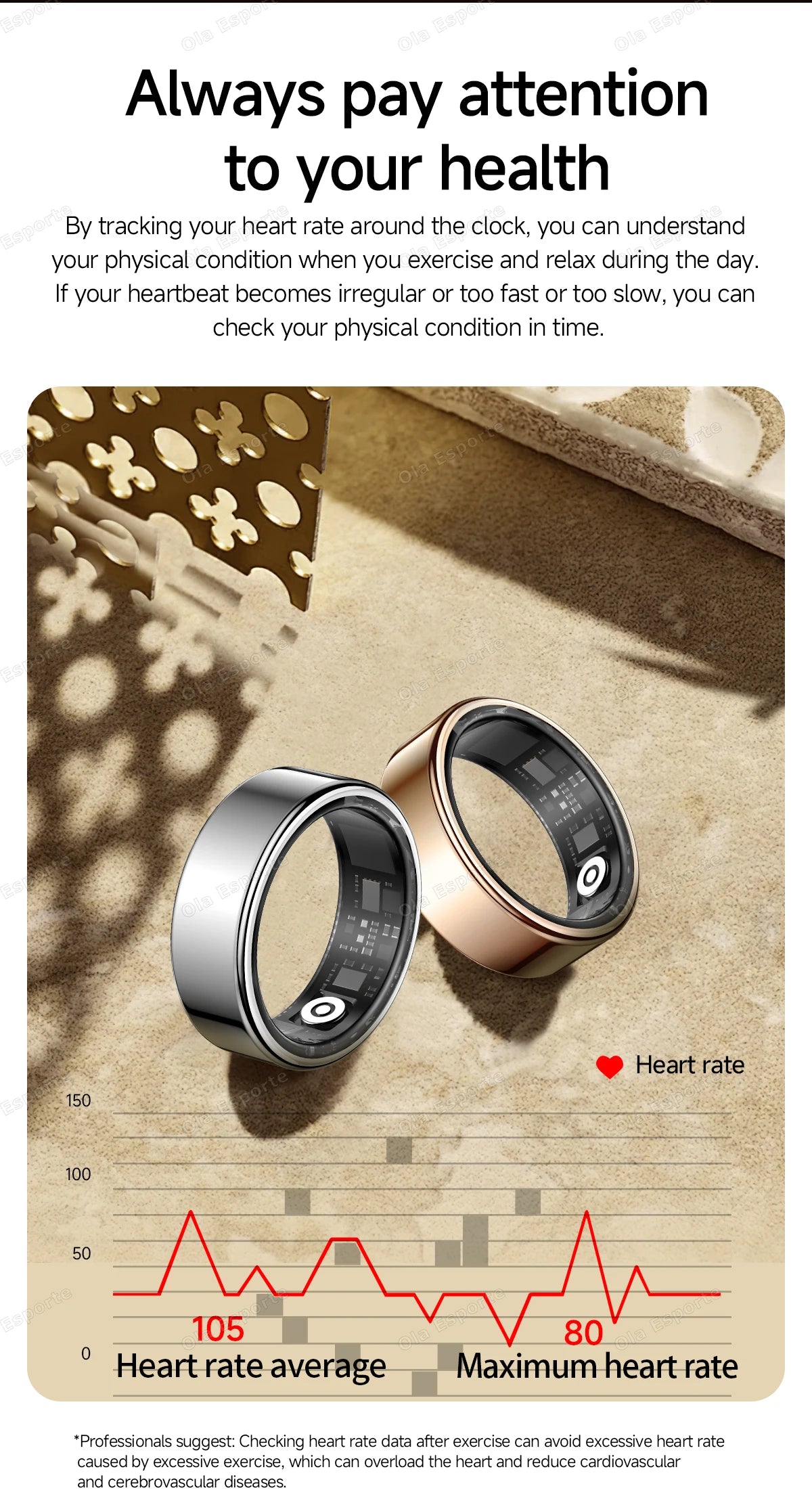 2025 Smart Ring Call Alert, Message Notification, Hand Gestures Control, Health Manager, IP68 5ATM Waterproof Ring For Men Women