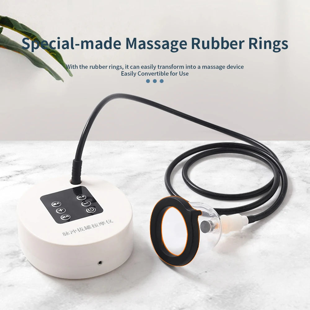 Vacuum Cupping Therapy Set - 12-Piece Professional Recovery Tool Relaxation Treatment Tidesmit