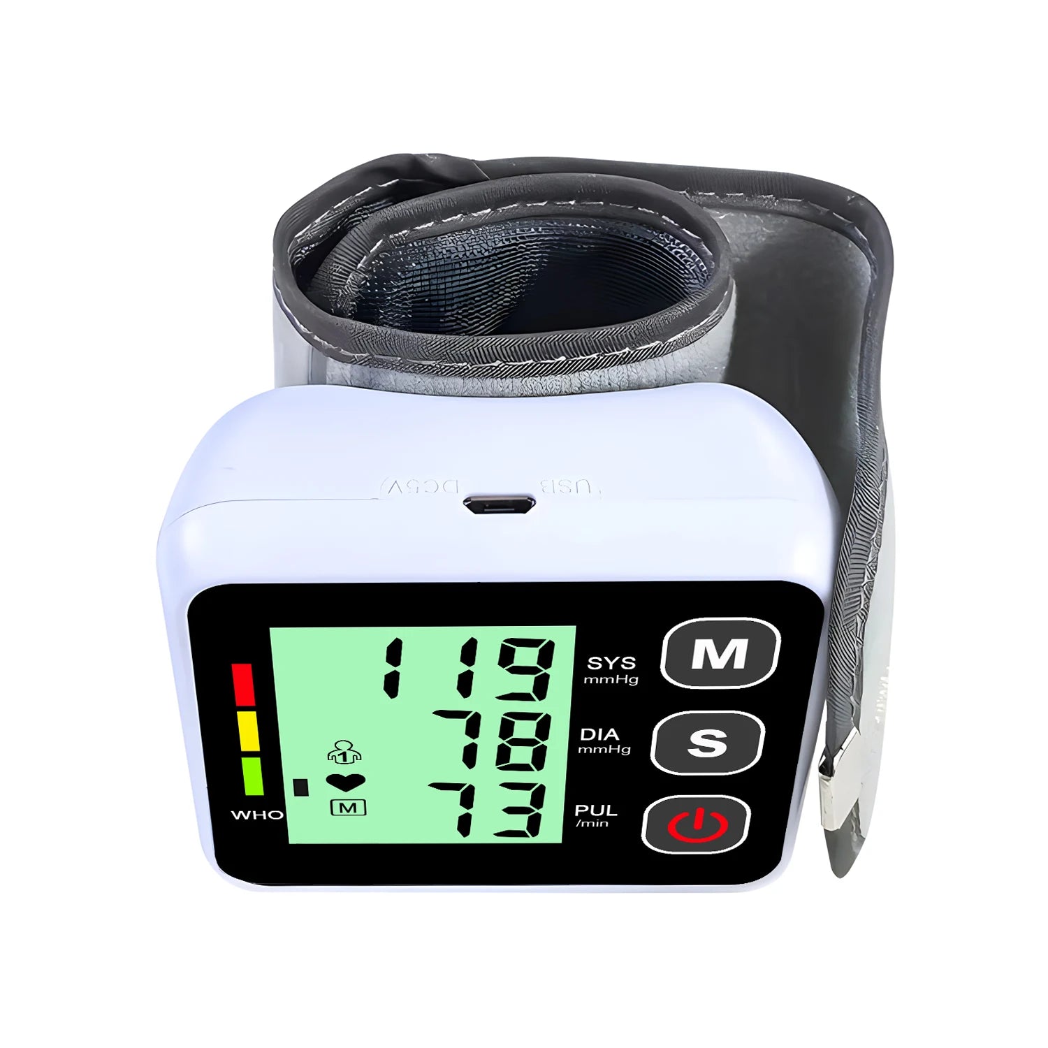 Portable Sphygmomanometer Medical Digital Wrist Blood Pressure Monitor Pulse Heart Rate Monitor Tonometer тонометр