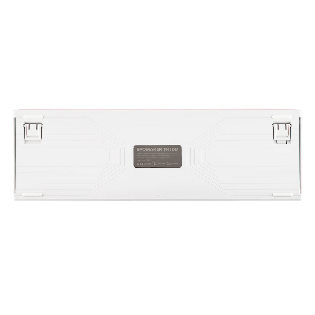 EPOMAKER TH108 100% Full Size Hot-Swap Gasket-Mounted Wired/Bluetooth/2.4Ghz Wireless Mechanical Keyboard with 10000mAh Battery