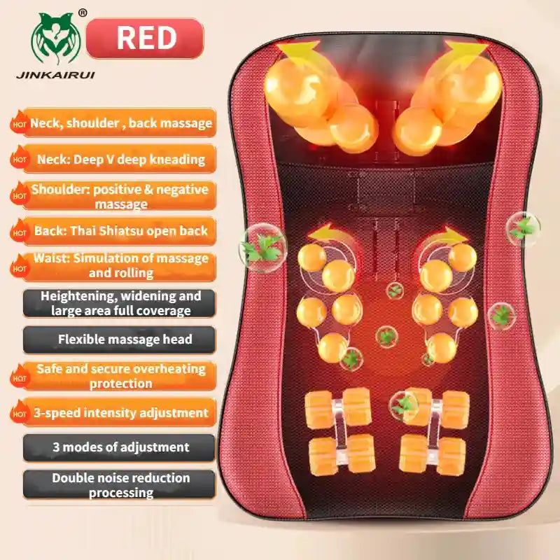 Electric Shiatsu Massage Roller for Deep Tissue Back and Neck Relief Massage Roller Tidesmit
