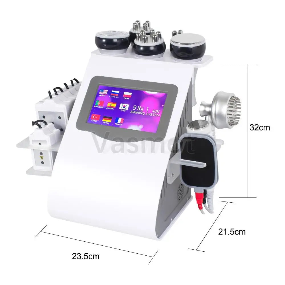 9-in-1 Ultrasonic Cavitation PMU Machine | Professional Skin & Beauty Kit Permanent Makeup Machines Tidesmit