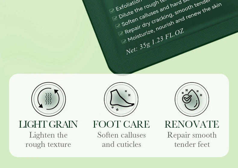 Fruit Foot Peel Mask - 6 Pairs Exfoliating & Moisturizing Treatment Scrubs Treatments Tidesmit