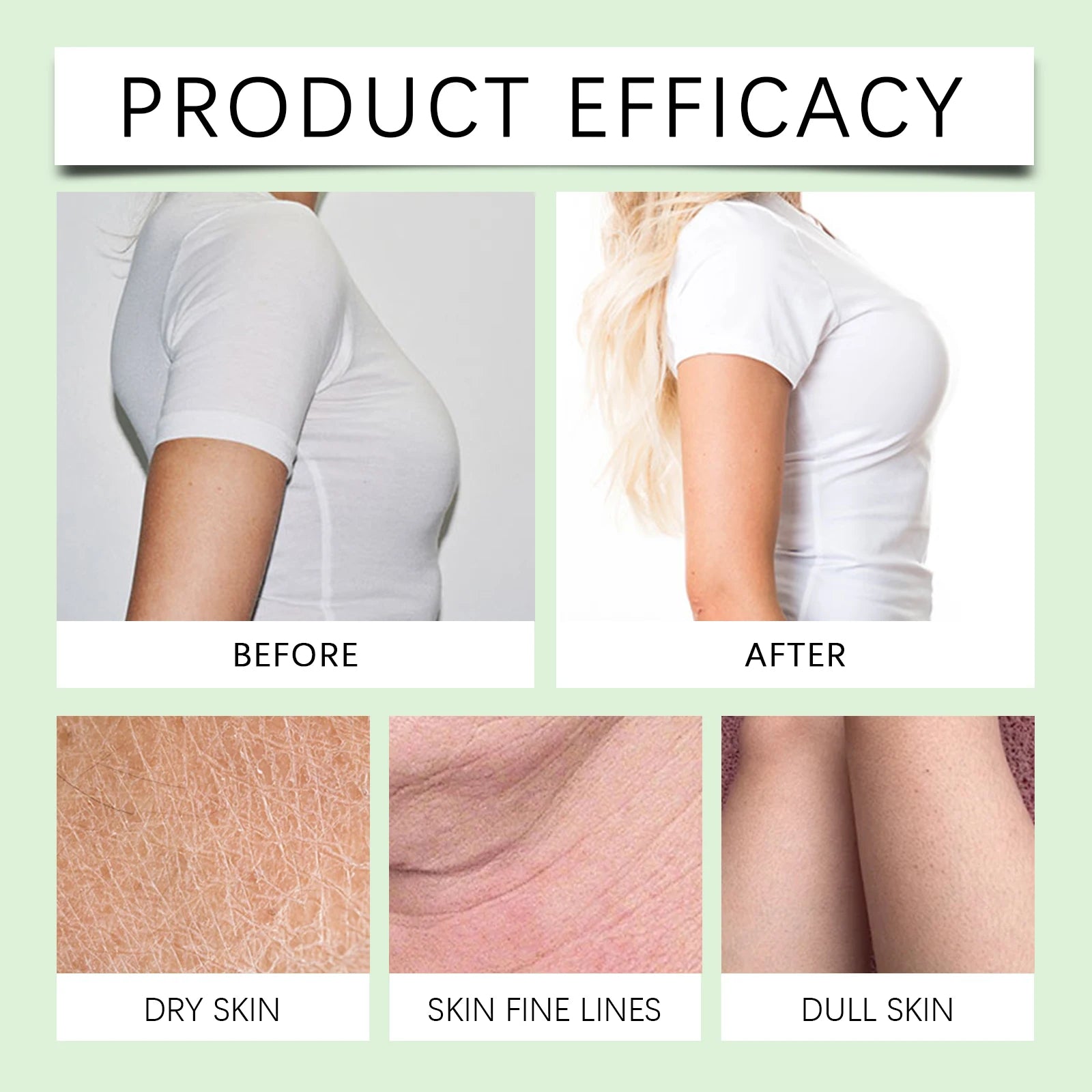 Hoygi Collagen Body Lotion for Dry Skin Hydrating Firming Cream with Niacinamide Smooth Skin Daily Moisturizer for Women 100g