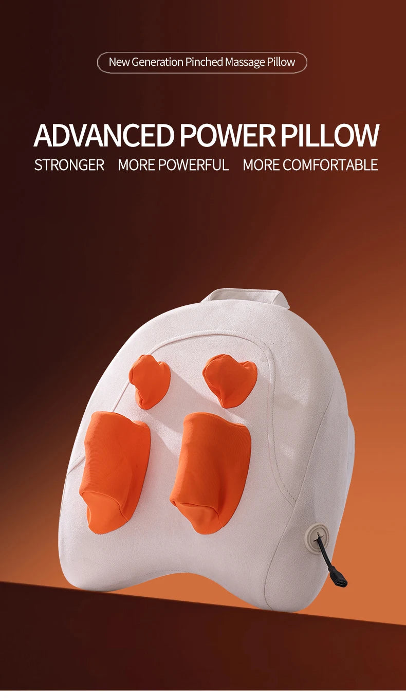 Electric Massager with Heat Therapy for Targeted Deep Tissue Muscle Relief Massage Cushion Tidesmit