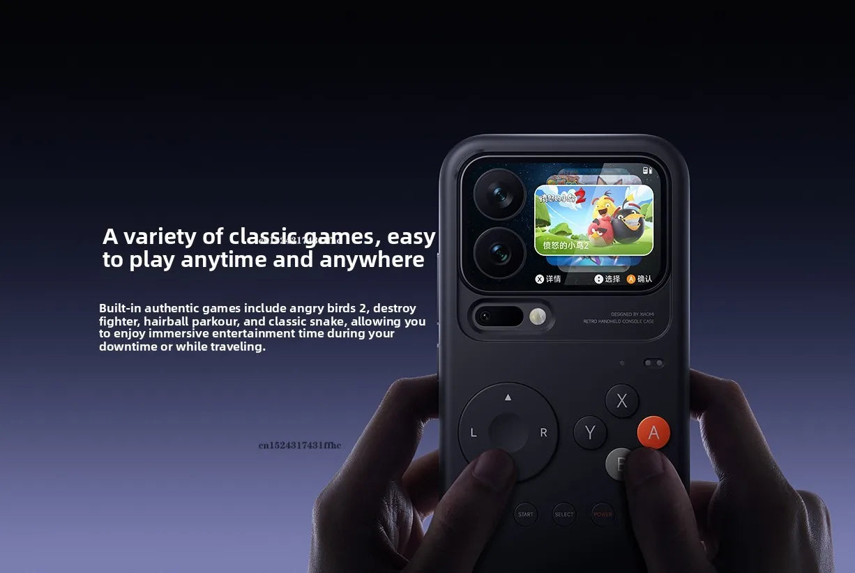 Retro Handheld Console Case for Xiaomi 17 Pro Max | Shock-Absorbing Tidesmit