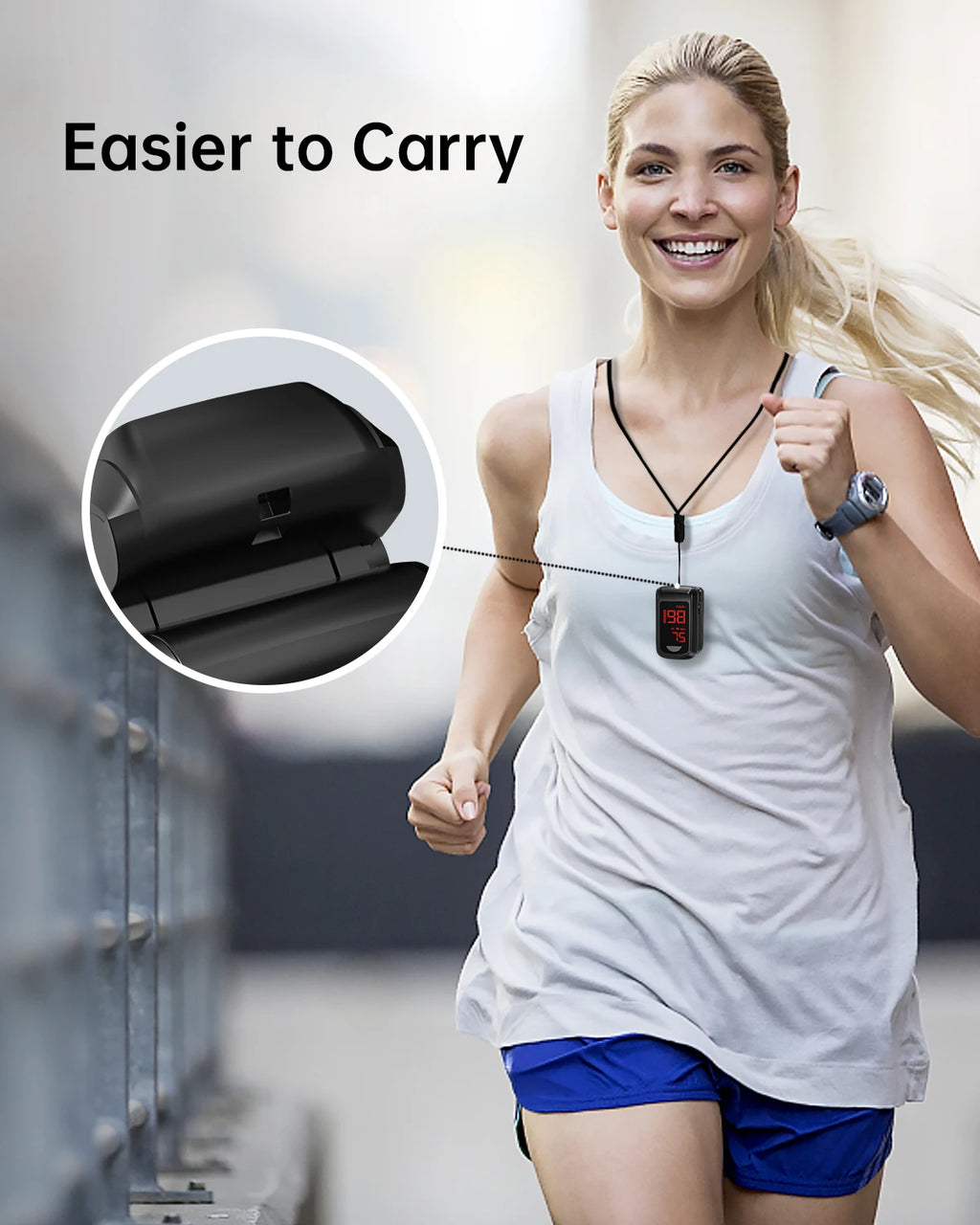 HealthTree Pulse Oximeter APP Control Blood Oxygen Saturation Monitor PI PR Fast Spo2 Heart Rate Monitor Bluetooth Wholesales