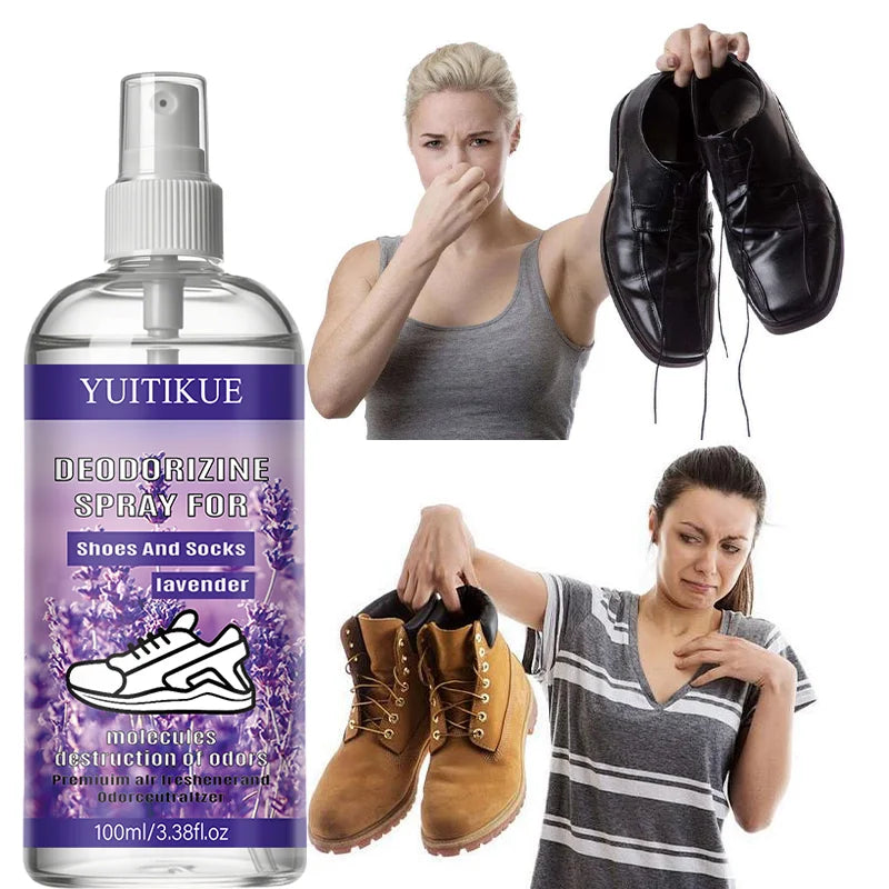 Tidesmit YUITIKUE Lavender Shoe and Sock Deodorizing Spray, 100ml odor decomposing and freshness mist