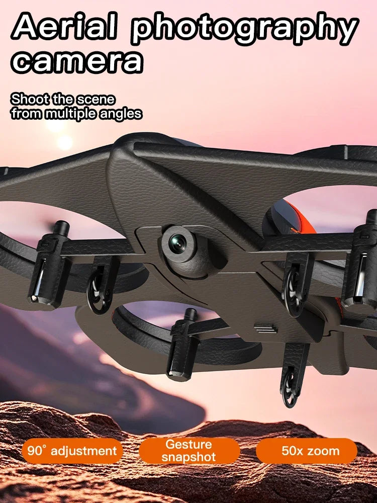Foldable Camera Drone - Beginner RC Quadcopter with Obstacle Avoidance Tidesmit