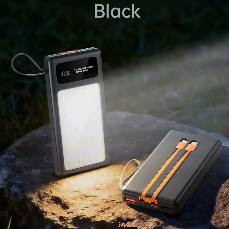 Portable Power Bank 200000mAh with LED Light by Tidesmit Tidesmit