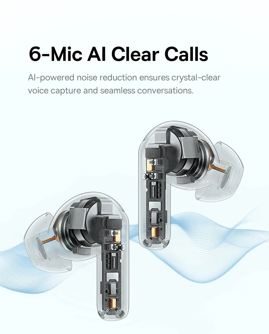 Tidesmit 50dB ANC Wireless Earbuds | Hi-Res Audio Bluetooth TWS Tidesmit