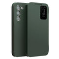 Samsung Galaxy S23 Genuine Leather Phone Case - Slim Shock-Absorbing Cover Green China Mainland Tidesmit