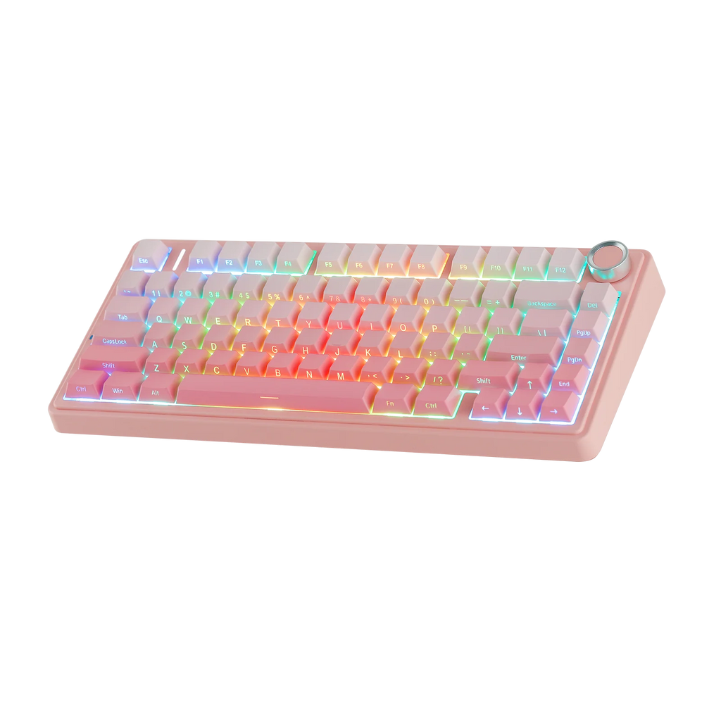 EPOMAKER x AULA F75 75% ANSI Hot-Swap Gasket Bluetooth 5.0/2.4G Wireless/Wired Mechanical Keyboard PBT Keycaps for Mac/Win