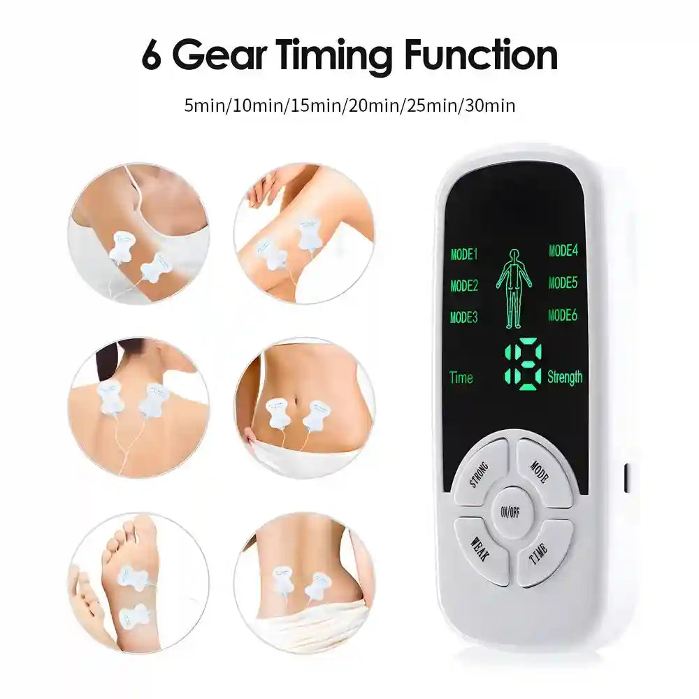 Electric Muscle Stimulator EMS Body Massager for Muscle Relief Body Shaping Massage Equipment Tidesmit
