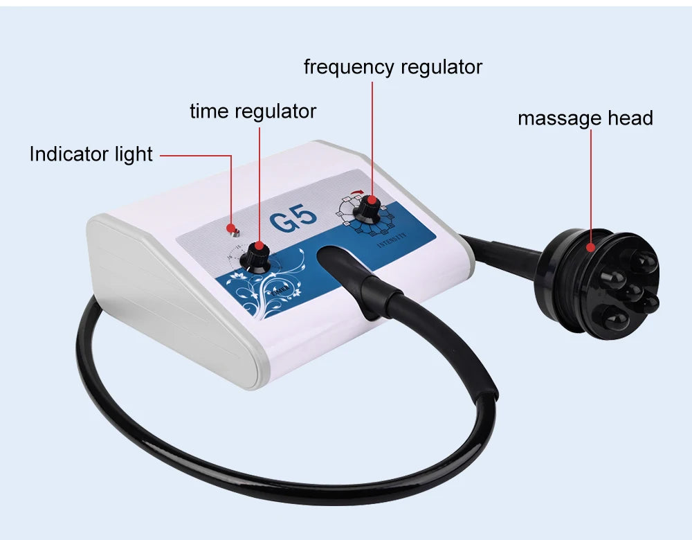 Vibrating Slimming Machine: 5-in-1 Electric Muscle Relief Massager Back Massage Instrument Tidesmit