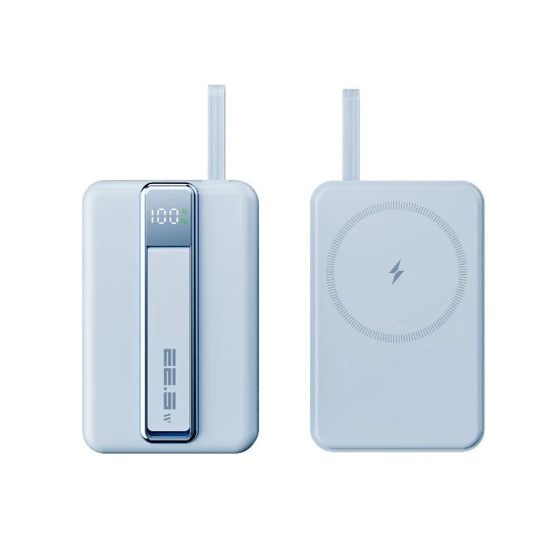 Magnetic Wireless Power Bank 10000mAh Fast Charger with Stand Tidesmit