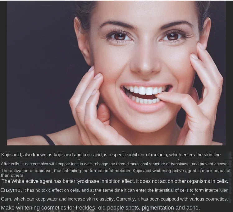 99% High-quality Kojic Acid Powder Night Cream Derivatives Inhibit Melanin Dipalmitate Whitening and Stable for Various Fields