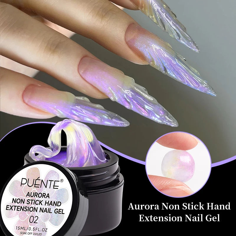 3D Sculpture Gel Nail Polish 15ml - Professional Soak Off Formula Permanent Makeup Machines Aurora extension 02 Tidesmit