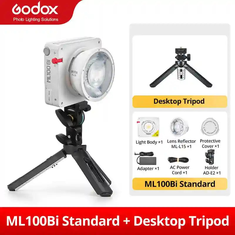 Tidesmit 120W Bi-Color LED Video Light for Content Creation ML100BI kit 10 Tidesmit