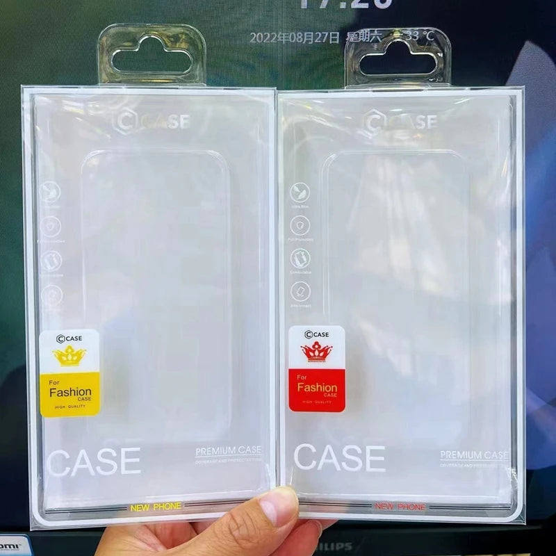 Phone Case Retail Packaging Box - Universal Clear PVC Display Tidesmit