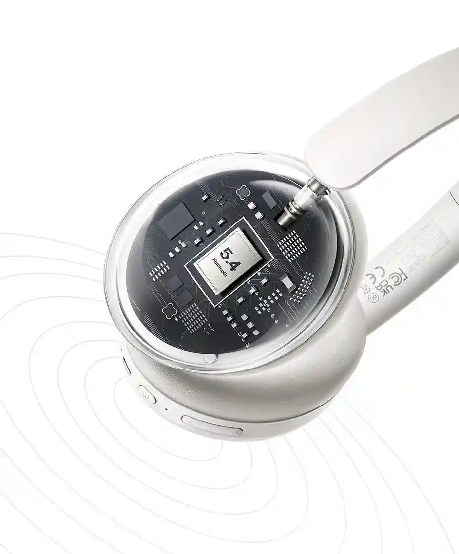 Wireless Headphones Over-Ear with 80H Playtime HiFi Sound Tidesmit