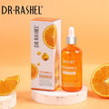 Dr. Rashel Vitamin C Essence Toner with Niacinamide in a dropper bottle for skin brightening and anti-aging care.