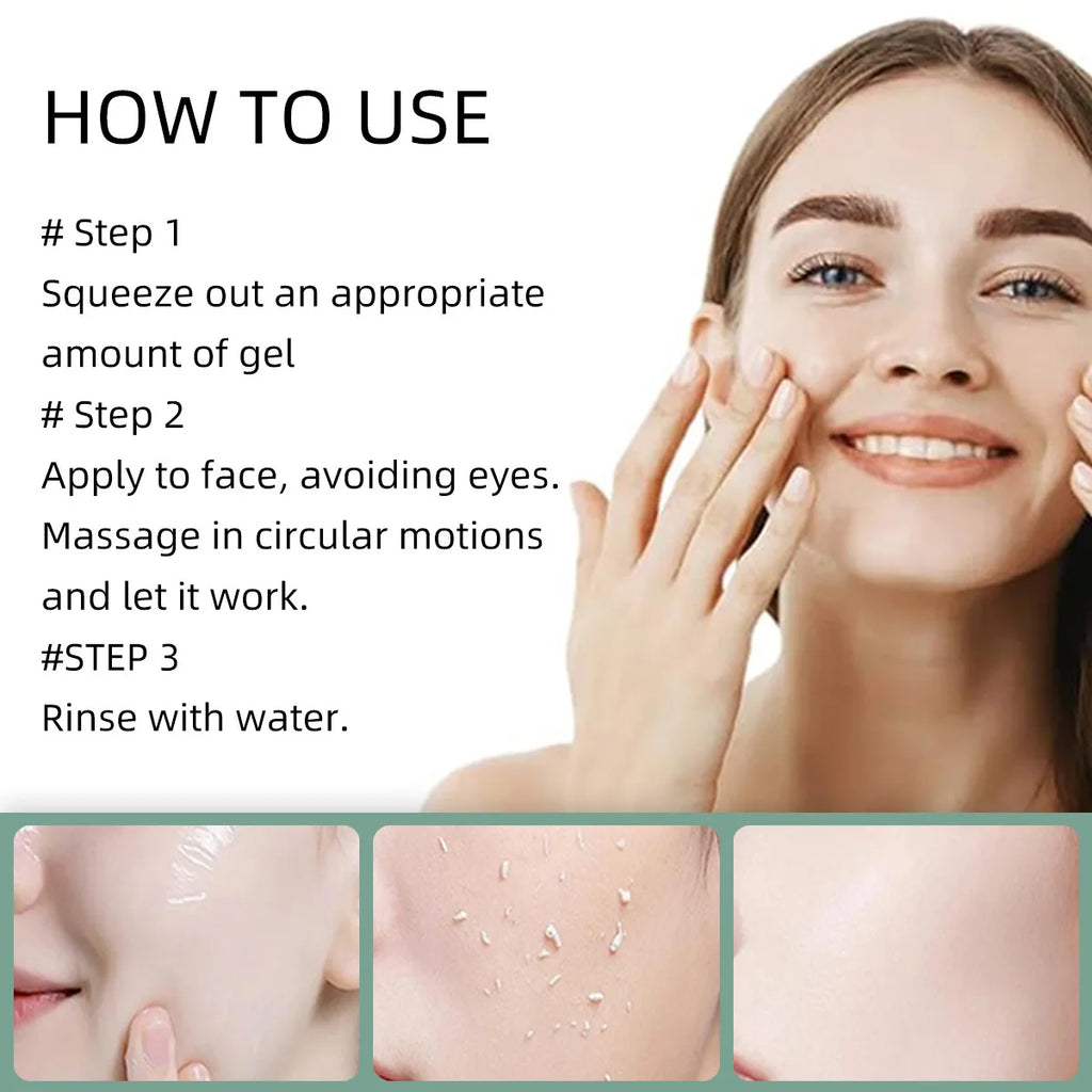 Herbal Exfoliating Face Gel | Deep Pore Cleanser | Tidesmit 100ml Scrubs Treatments Tidesmit