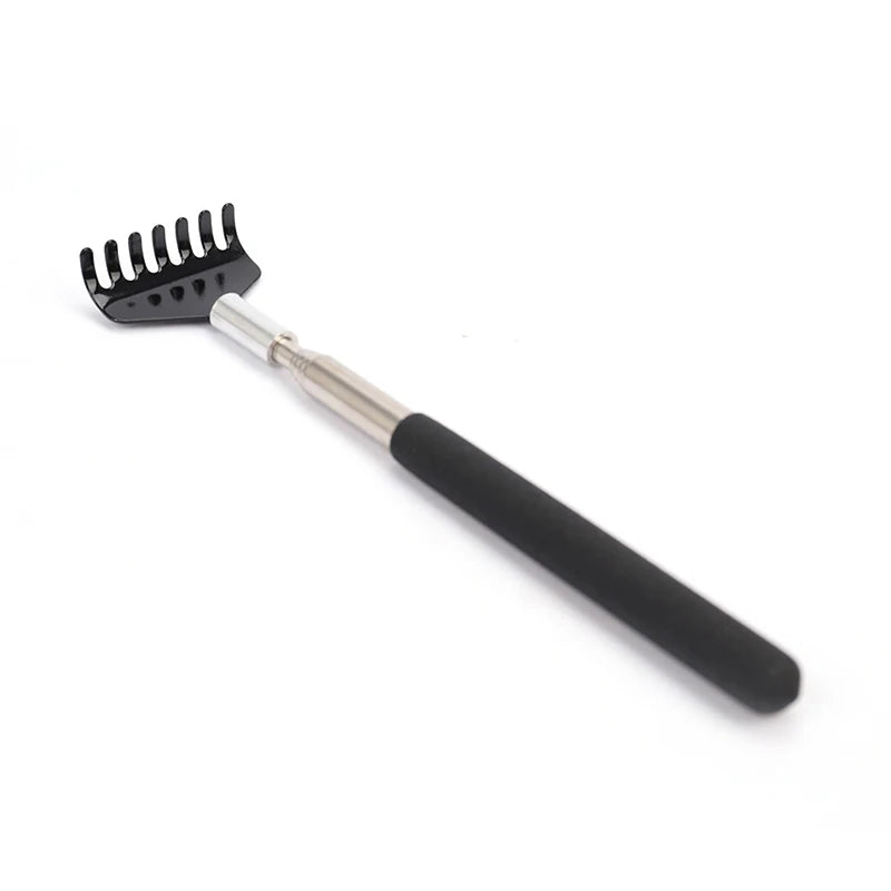 Telescopic Back Scratcher | Stainless Steel Claw | Tidesmit Back Massage Instrument Black Tidesmit