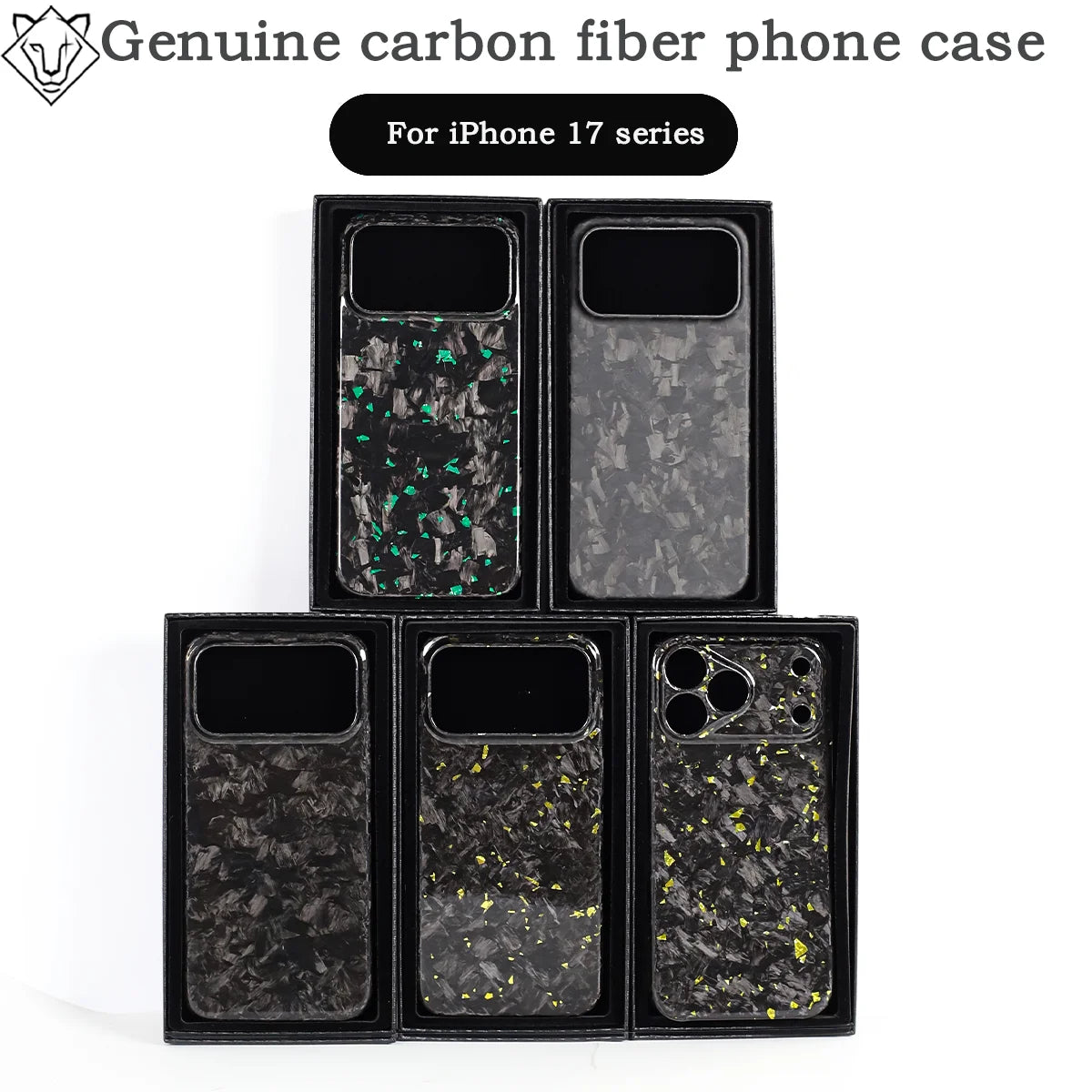iPhone 17 Pro Max Carbon Fiber Case - Slim Military-Grade Protection Tidesmit