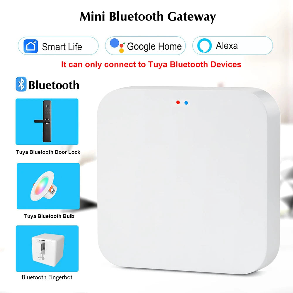 Multi-Mode Smart Gateway: Zigbee & Bluetooth Hub for Alexa & Google Home Tidesmit