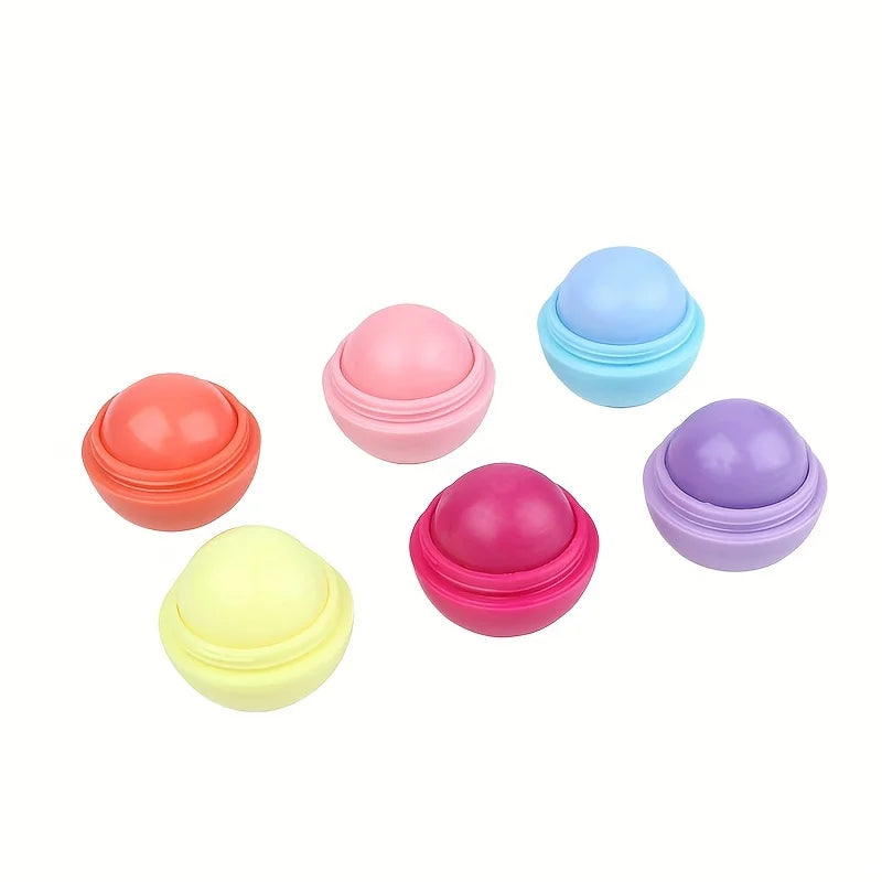Ball Shaped Hydrating Lip Balm Set - 6pcs Nourishing Lip Care Lip Care Tidesmit