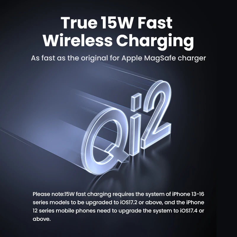 Magnetic Power Bank 10000mAh Qi2 30W Fast Charger for iPhone Tidesmit