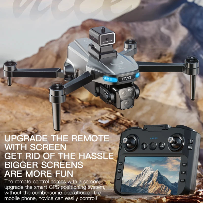 GPS Camera Drone with Obstacle Avoidance - Foldable 8K Quadcopter Tidesmit