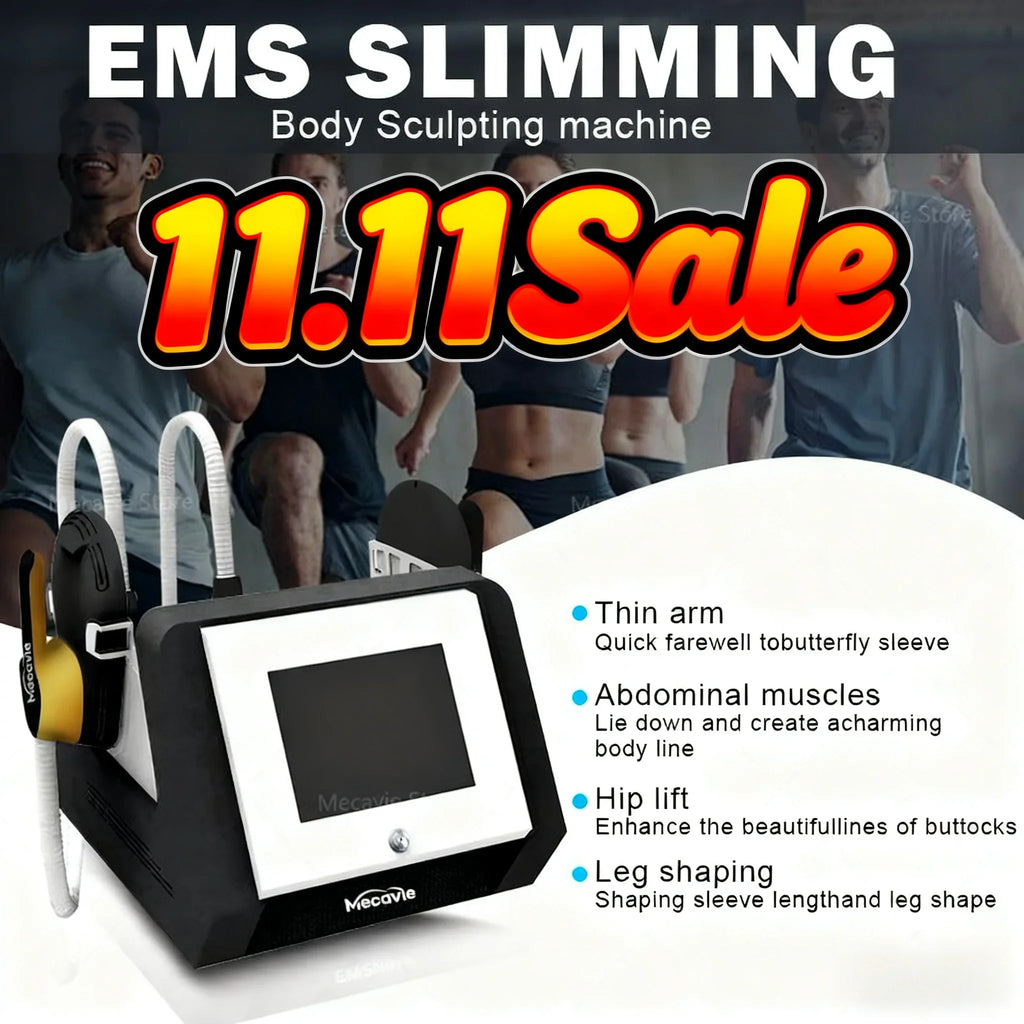 Muscle Builder Body Contouring Machine: 2-Handle Buttock Lift Device Relaxation Treatment Tidesmit