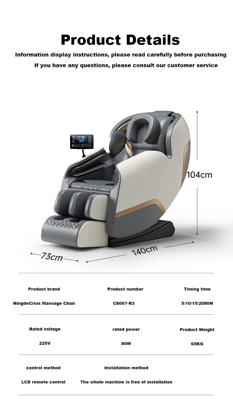 Massage Chair Recliner with Heat and Shiatsu Therapy, Gray | Tidesmit Massage Chairs Tidesmit