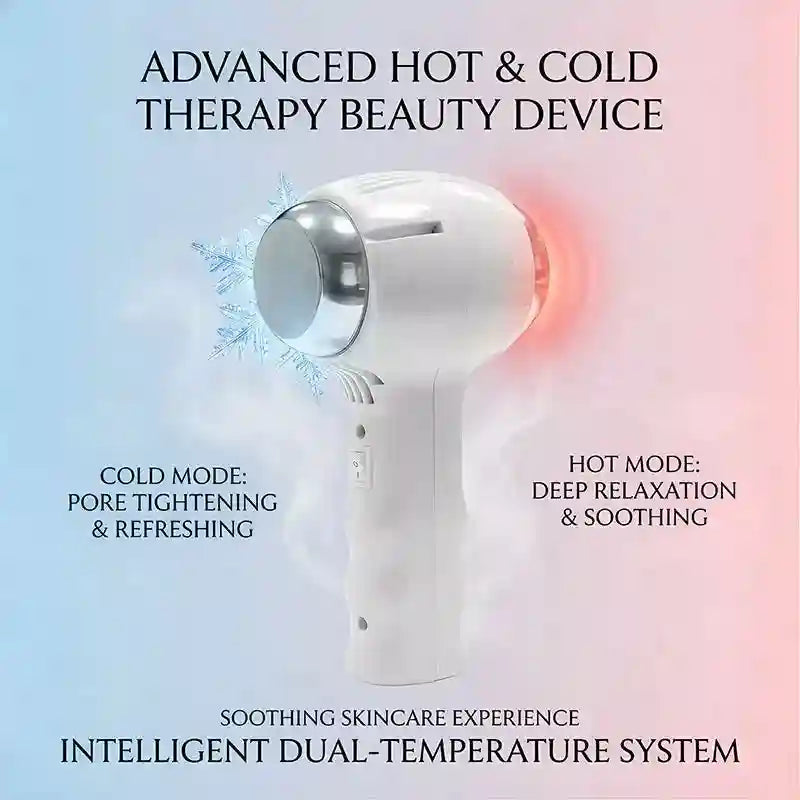 Facial Massager Ice Hammer - Electric Cold and Heat Therapy Device Eye Massage Instrument Tidesmit