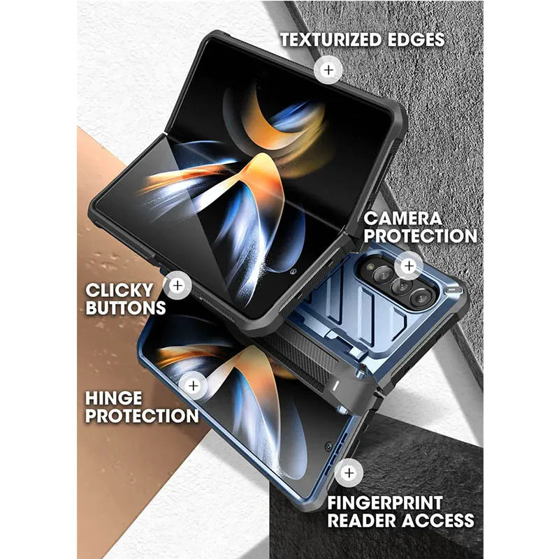 Samsung Galaxy Z Fold 4 Rugged Case - Dual Layer Shock-Absorbing Cover Tidesmit