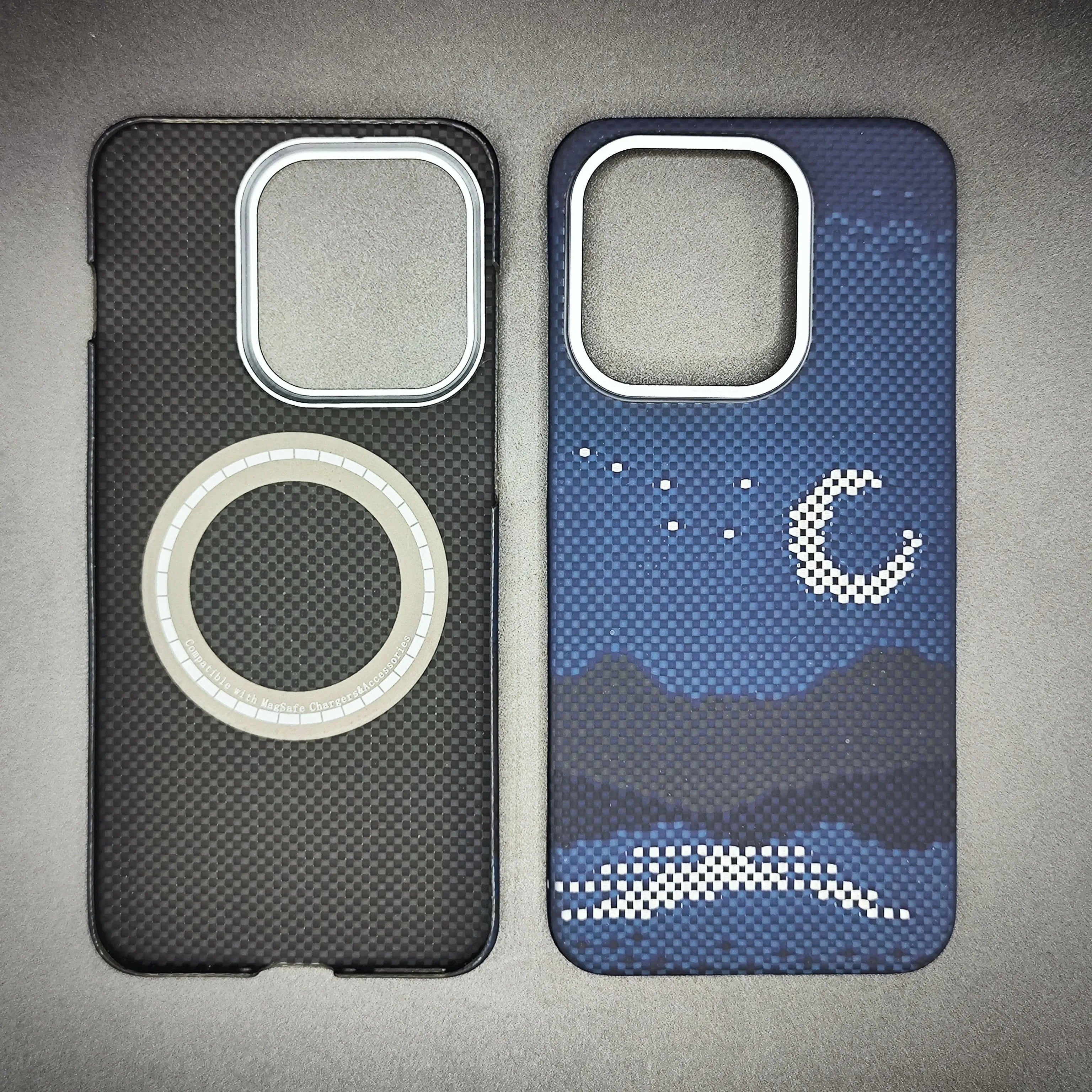 OnePlus 15 Aramid Fiber Magnetic Case: Slim Military-Grade Protection Moon Magnetic China Mainland OnePlus 15 Tidesmit