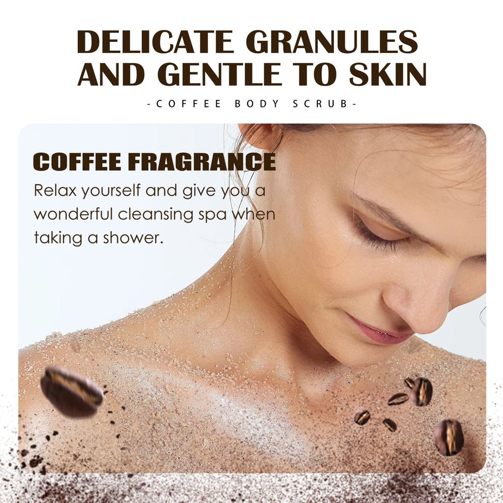Coffee Body Scrub for Smooth Skin - Salon-Quality Natural Exfoliation (2pcs) Scrubs Treatments Tidesmit