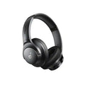 Wireless Headphones with Active Noise Cancellation & Low Latency Audio Black Tidesmit