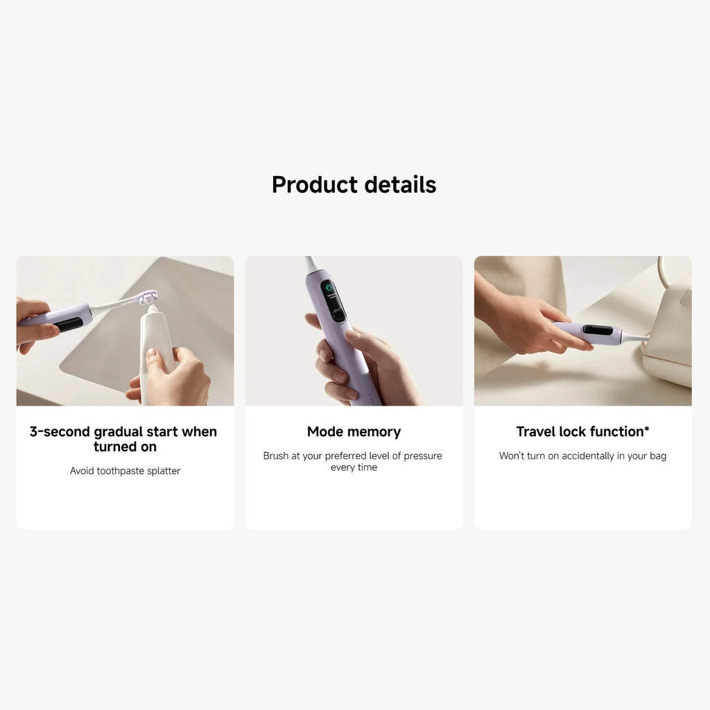 Xiaomi Oscillation Electric Toothbrush Pro EU Smart Colour Display Oscillating Ultrasonic Motor 180-day Long Battery Life IPX8