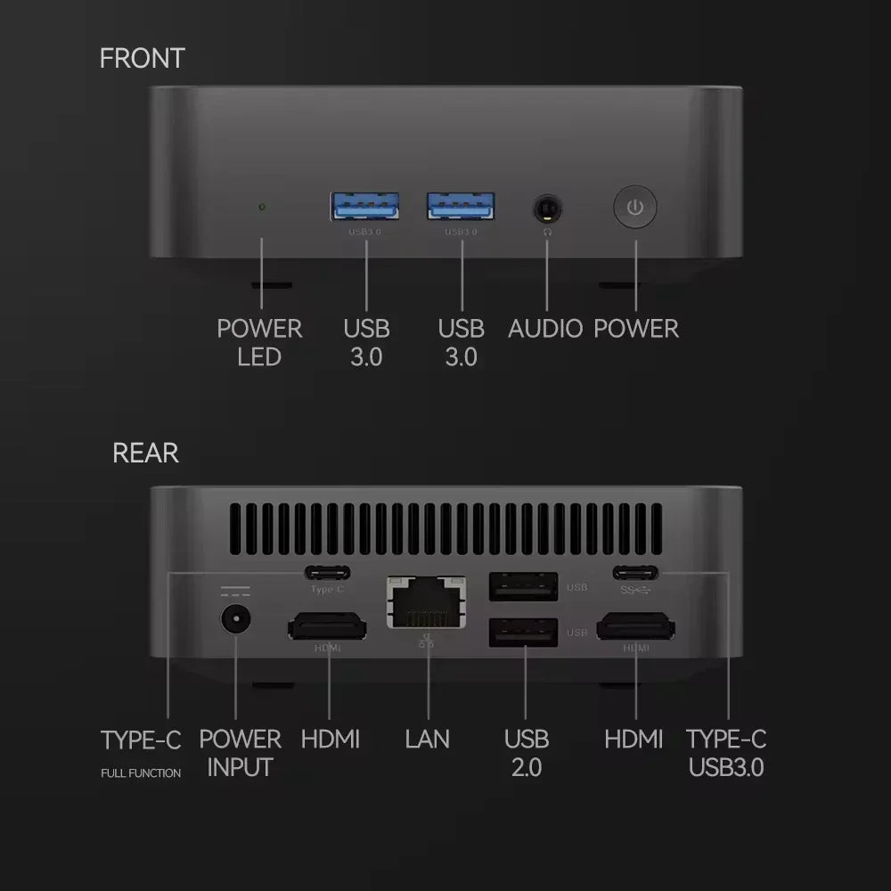 2026 Intel Core i9 10980HK Portable i9 Mini PC Computer Windows 11 32GB 1TB Gaming Computer WiFi 6 USB Portable Mini Desktop PC