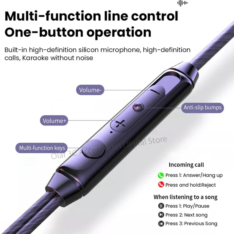 Tidesmit USB-C Wired Earbuds with 9D HiFi Stereo Bass - S16 Series Tidesmit