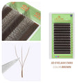 GLAMLASH L/LU/M W Shape Eyelash Extension 3D Premade Volume Fan Lashes W Style YY Lashes Faux Mink Volume Lashes Natural