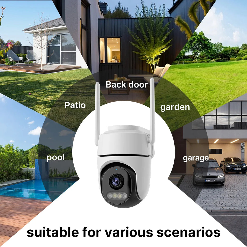 WONSDAR IP Camera Home Security Protection PTZ iCsee Wifi Camera 1080P HD Mini Outdoor Indoor Video Surveillance