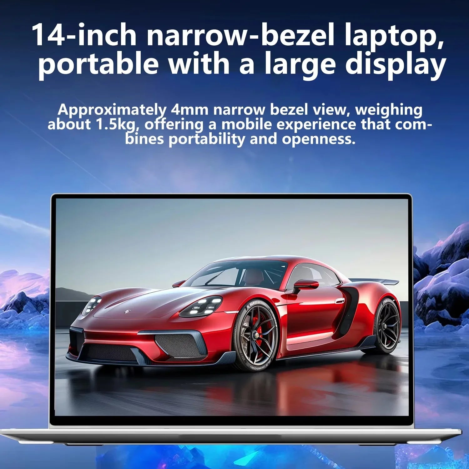 Practical 14.1 Inch Laptop Intel 4405U,120Hz Ultra-Clear IPS,32GB RAM 2TB SSD,5000mAh Backlit Keyboard