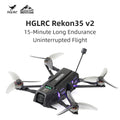 Long Range 3.5 Inch 4K FPV Drone with O4 Lite and ELRS Connectivity O4 Lite ELRS 2.4G Tidesmit