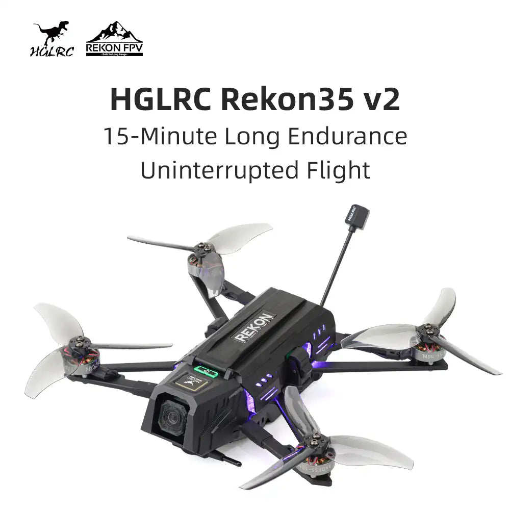 Long Range 3.5 Inch 4K FPV Drone with O4 Lite and ELRS Connectivity O4 Lite ELRS 2.4G Tidesmit