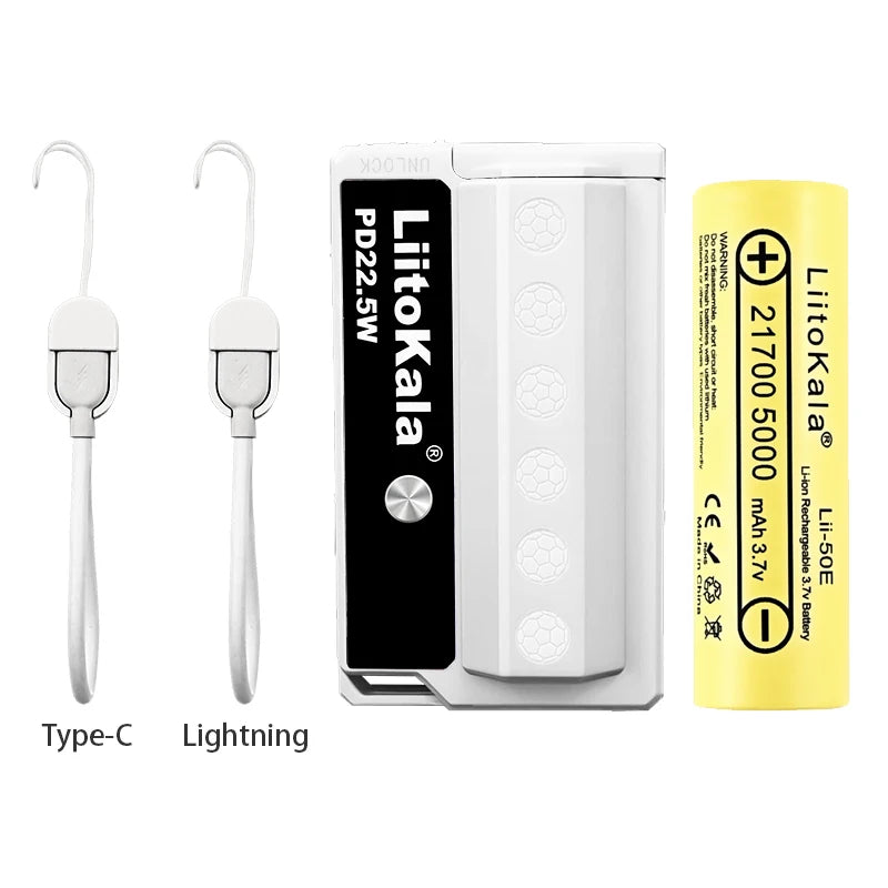 Tidesmit 22.5W Fast Portable Charger - Compact Power Bank for Multi-Devices Tidesmit