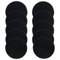 10-pack black HEPA sponge replacement filters for Neakasa/Neabot P1 Pro pet grooming vacuum to maintain suction power.